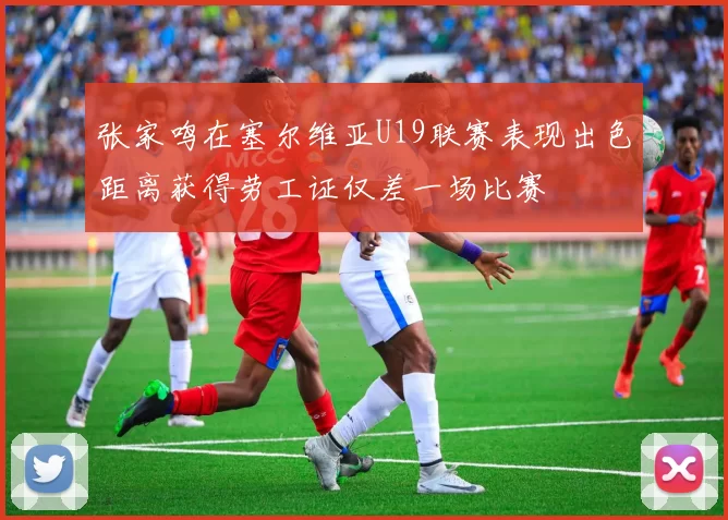 张家鸣在塞尔维亚U19联赛表现出色距离获得劳工证仅差一场比赛