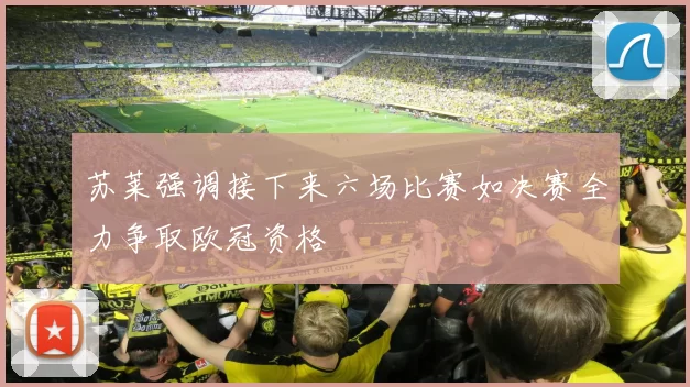 苏莱强调接下来六场比赛如决赛全力争取欧冠资格